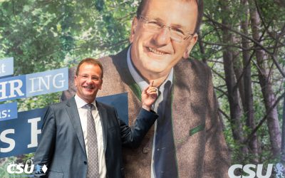 Ger­me­rin­ger CSU nomi­niert Andre­as Haas ein­stim­mig zum OB-Kan­di­da­ten und läu­tet Wahl­kampf ein