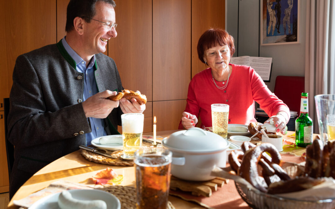 Weißwurstfrühstück beim OB „dahoam“